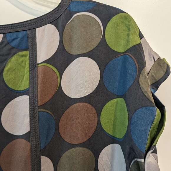 BODEN Silk Notting Hill Polka Dot Dress Sheath Lined Knee Length Women's Sz 12R - Picture 11 of 16